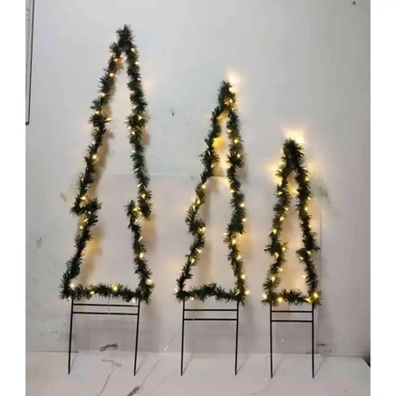 Sullivans LED Clear/Warm White Christmas Tree Stake 63.25 In. Yard Decor