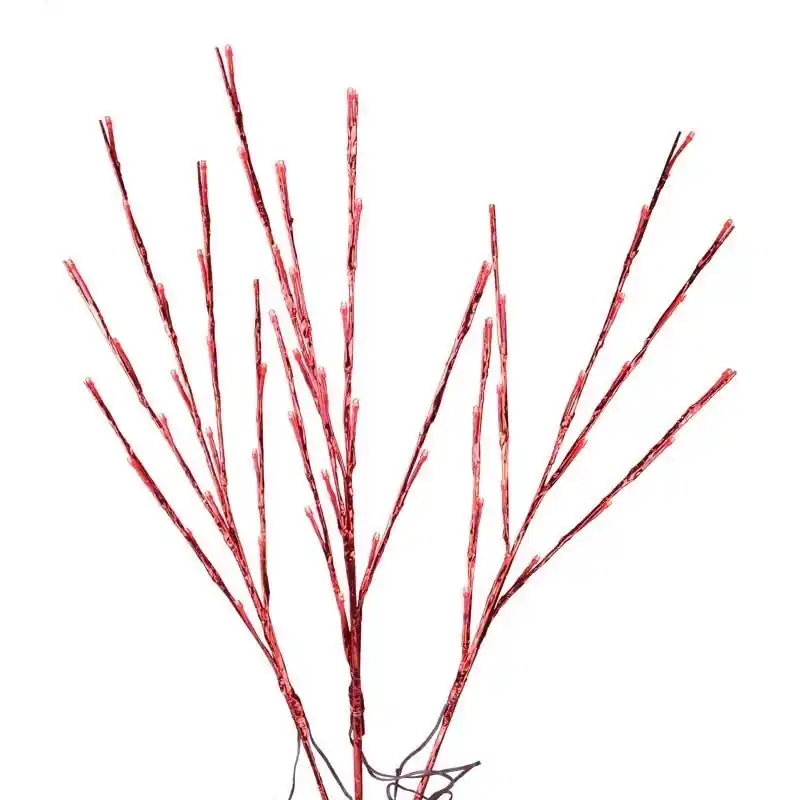 Led Red Lighted Twigs 32 In. Yard Decor - Battery Operated