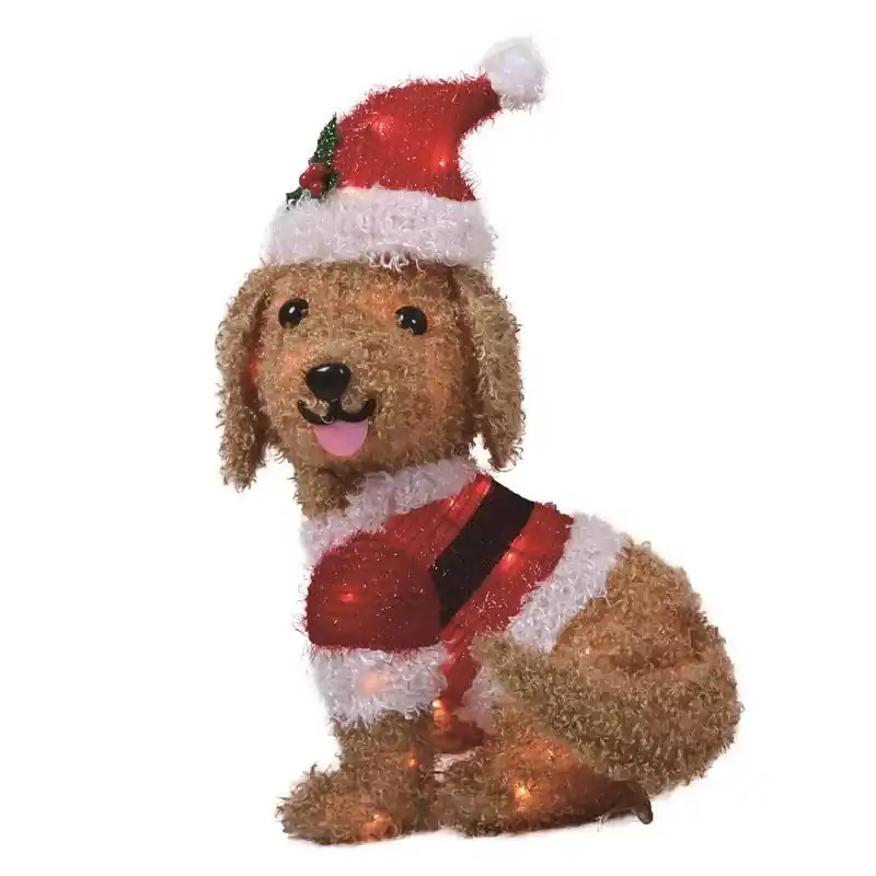 Celebrations 24 Inch Dog Yard Decor Ul Listed Christmas Decoration