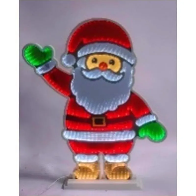 30‑Inch LED Infinity Santa Outdoor Christmas Decoration