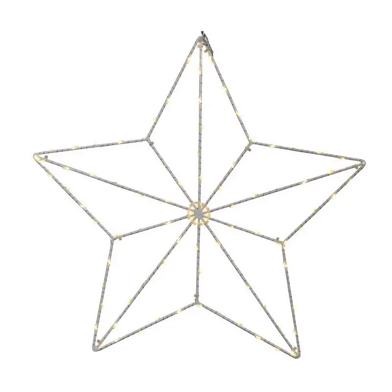 Celebrations Led Warm White Star Silhouette 15 Inch Hanging Decor