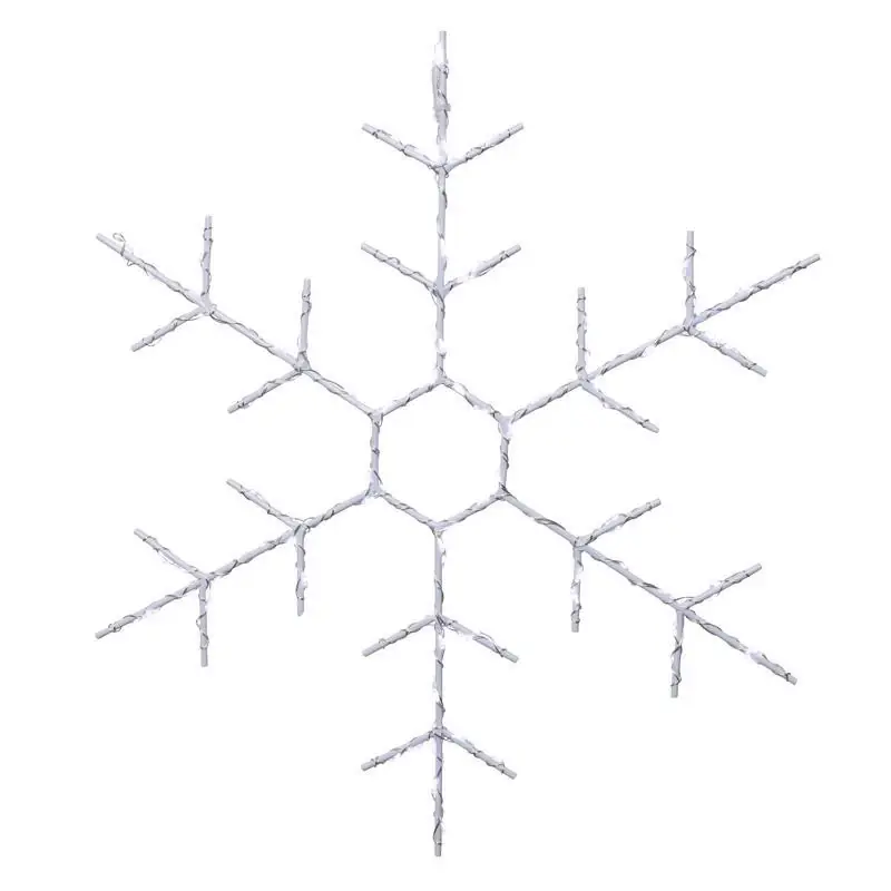 Celebrations 14 In. Led Snowflake Silhouette Hanging Decor