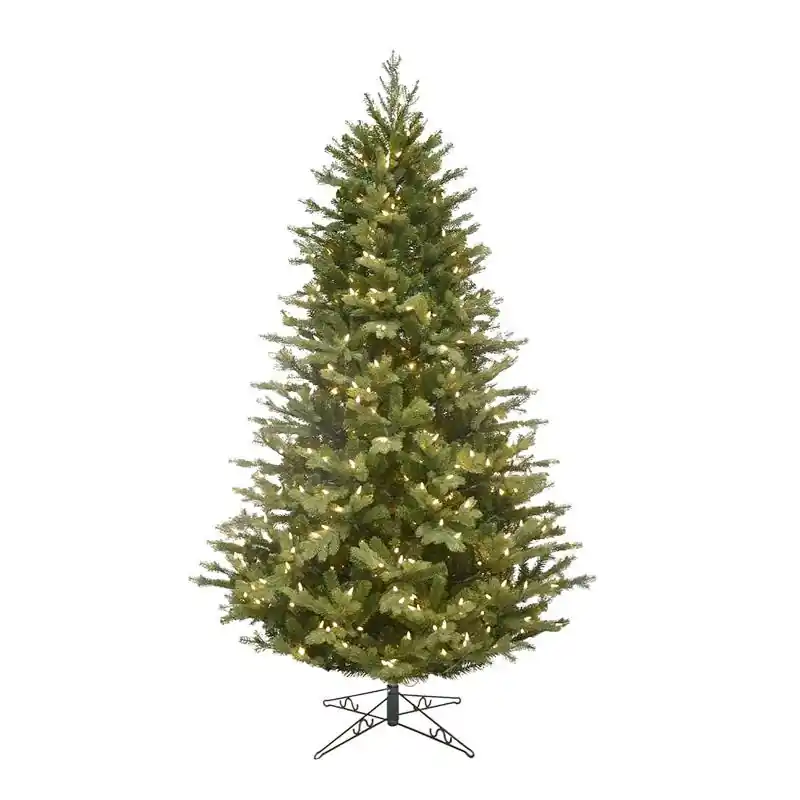Holiday Bright Lights 1-2 Tree 9 Ft. Full LED 600 Ct Highland Green Spruce Color Changing Christmas