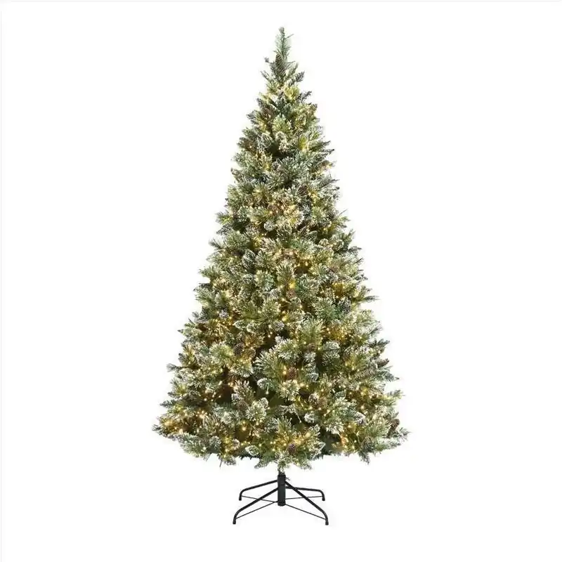 7.5‑Foot Full‑Size LED Color‑Changing Christmas Tree – 2000 Lights Tripoli Pine Sparkle