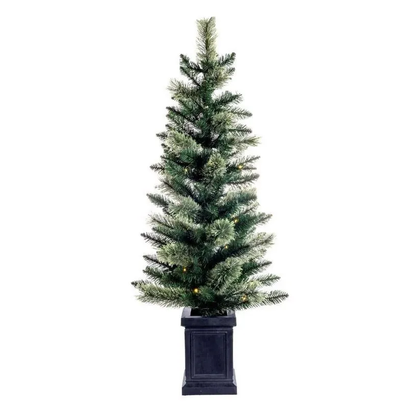 Celebrations 4‑Foot Color‑Changing LED Christmas Tree With 50 Lights – Full‑Pine Potted Design