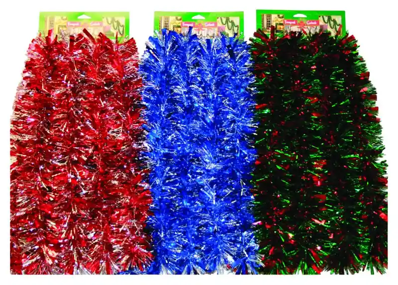 FC Young 12 Ft. L Wide Tinsel Christmas Garland