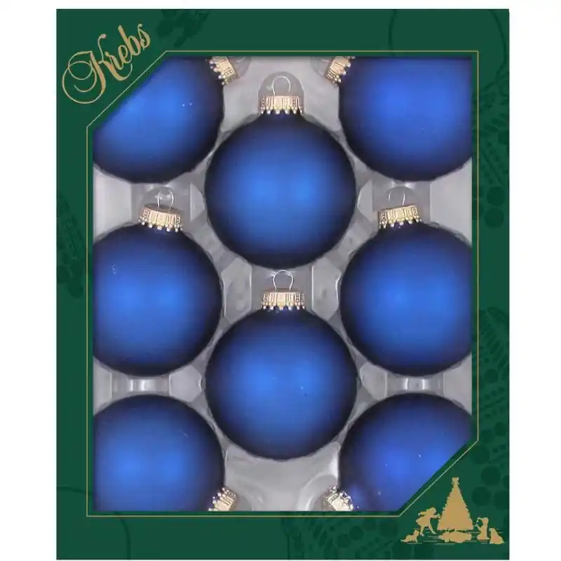 Royal Velvet Ball Ornament 2-5/8 In. - Set Of 8