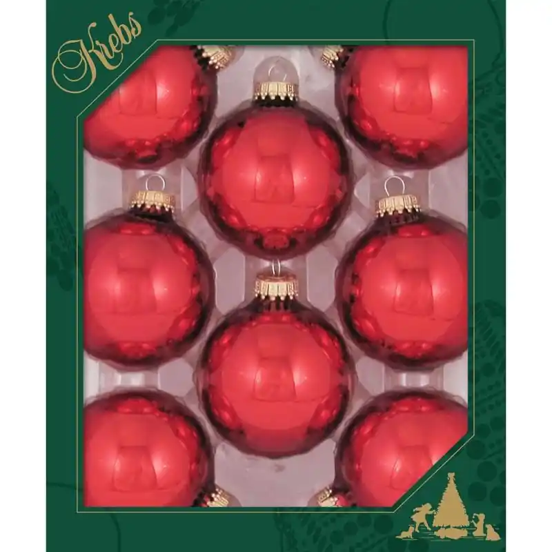 Christmas By Krebs Christmas Red Ball Ornament