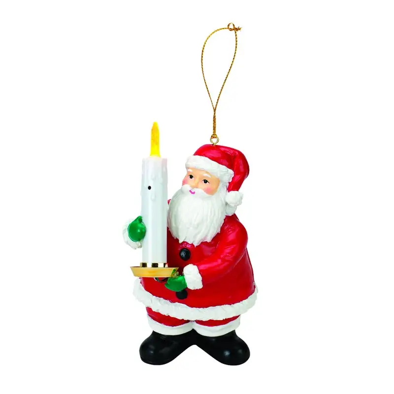 Mr. Christmas 6 Inch Breath Activated Santa Tree Lights Controller With Led Candle
