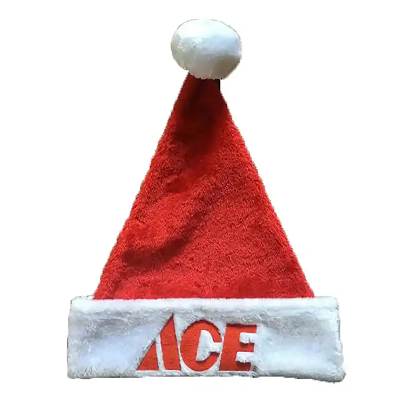 Red Plush Santa Hat Christmas Decoration - Model 0409382-1aac