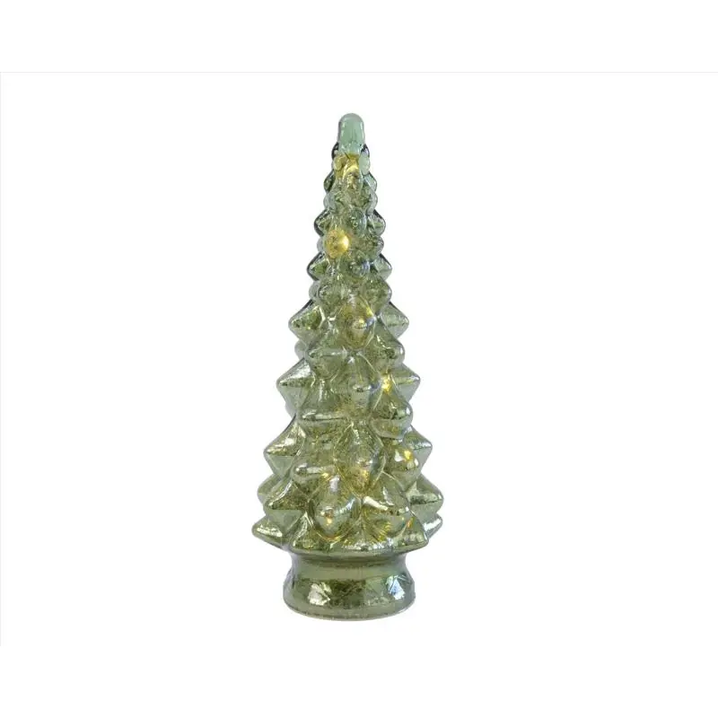 Green Battery Operated Christmas Tree 13 In. Tabletop Decor Model 486707