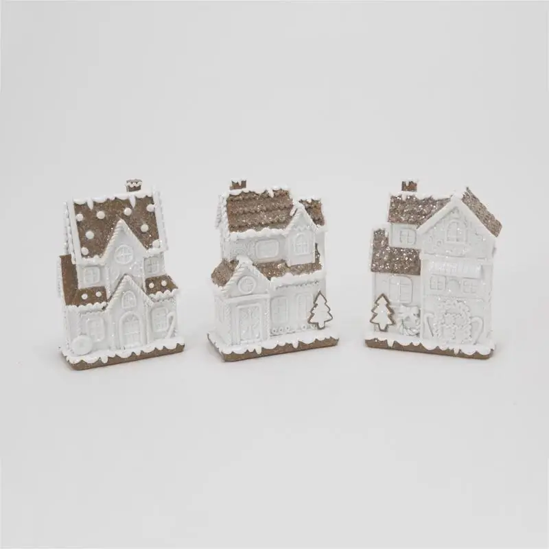 Gerson Gingerbread House Resin Table Decor 6 Inch