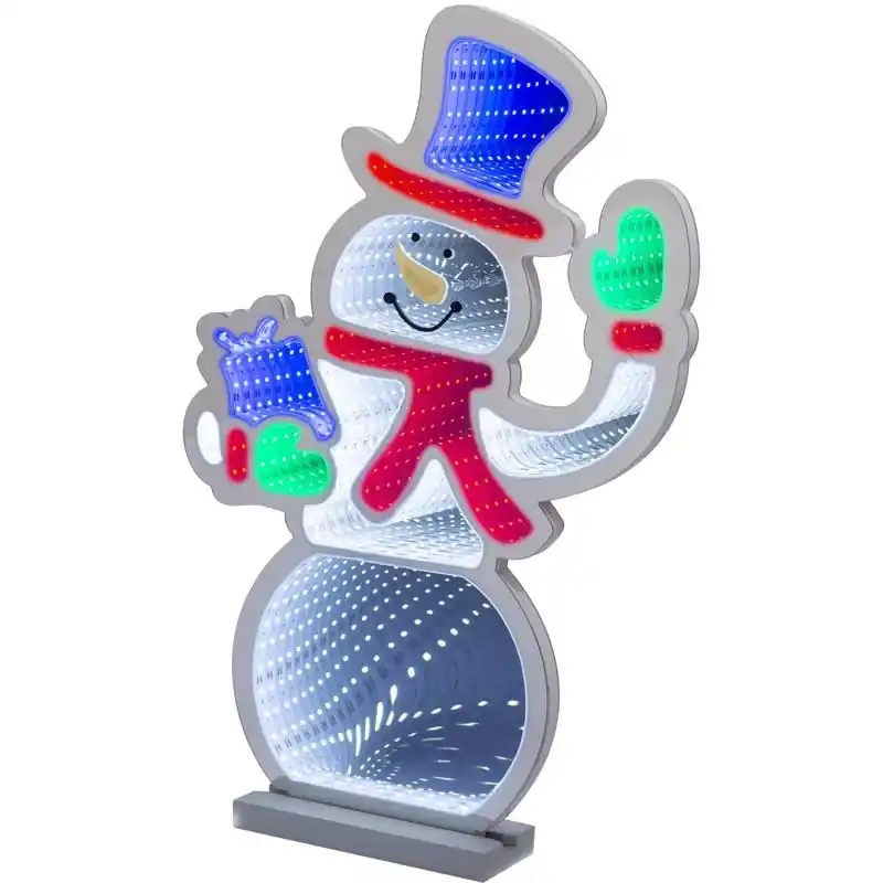 Celebrations Led Multi Snowman Animated Decor 21.65 Inches