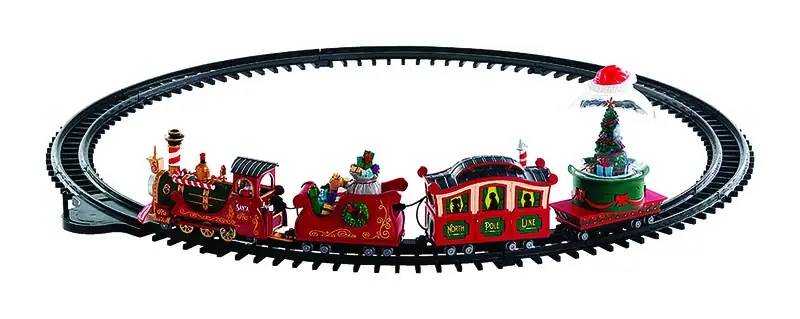Lemax Santa Wonderland Multicolored Sights & Sounds Christmas Village 6 In.