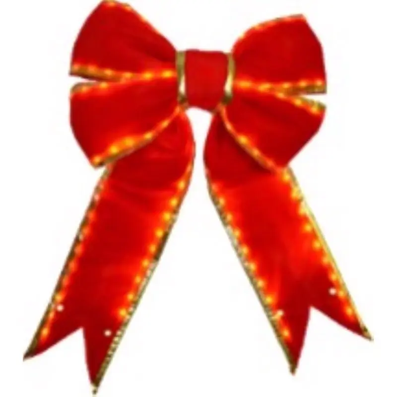 Celebrations Led 18 Inch Plug-in Christmas Bow Decoration