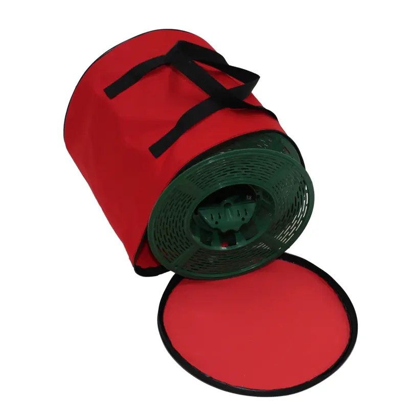 Red All Purpose Holiday Light Set Storage Reel Bag - Model 77137-1ac