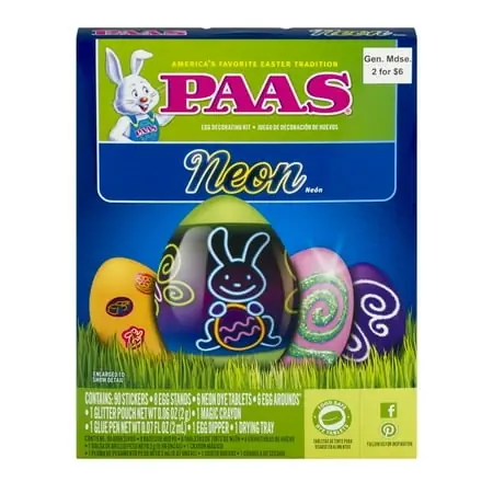 PAAS Neon Egg Dye Kit, 9" - SIGNATURE BRANDS LLC