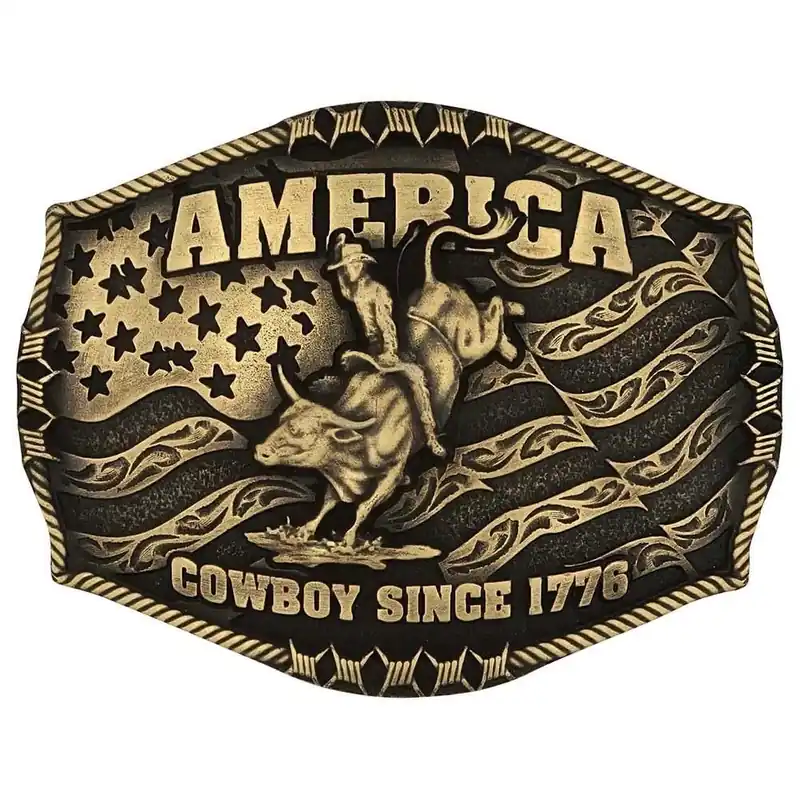 COWBOY 1776 BELT BUCKLE