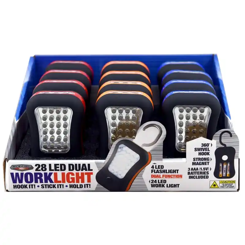 Blazing LEDz 168 Lm Assorted LED Flashlight AAA Battery