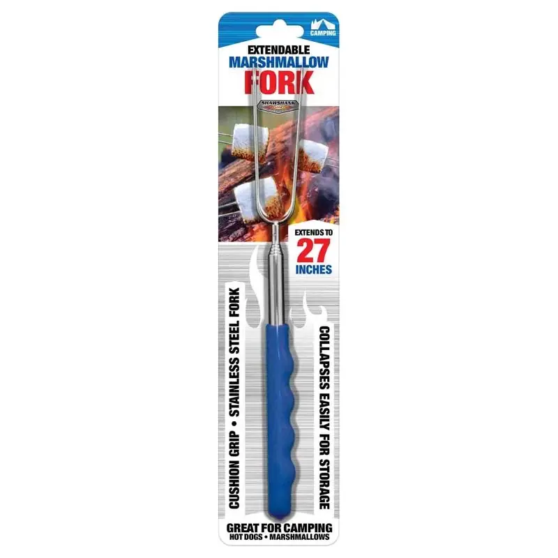 Shawshank LEDz Stainless Steel Blue/Silver Extenable Fork 1 Pk