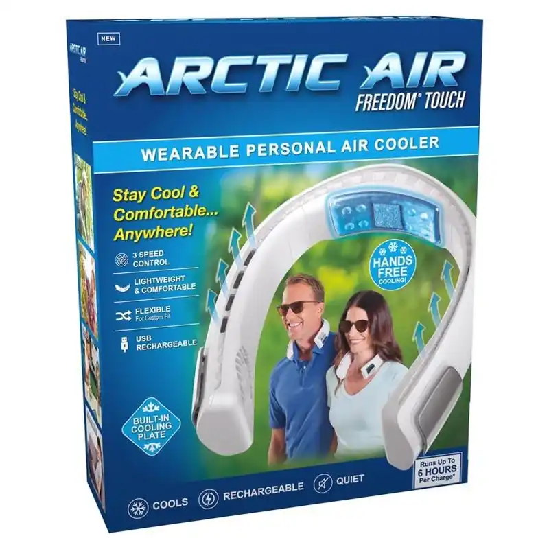 Arctic Air Freedom Touch White Personal Air Cooler – Compact Portable Cooling