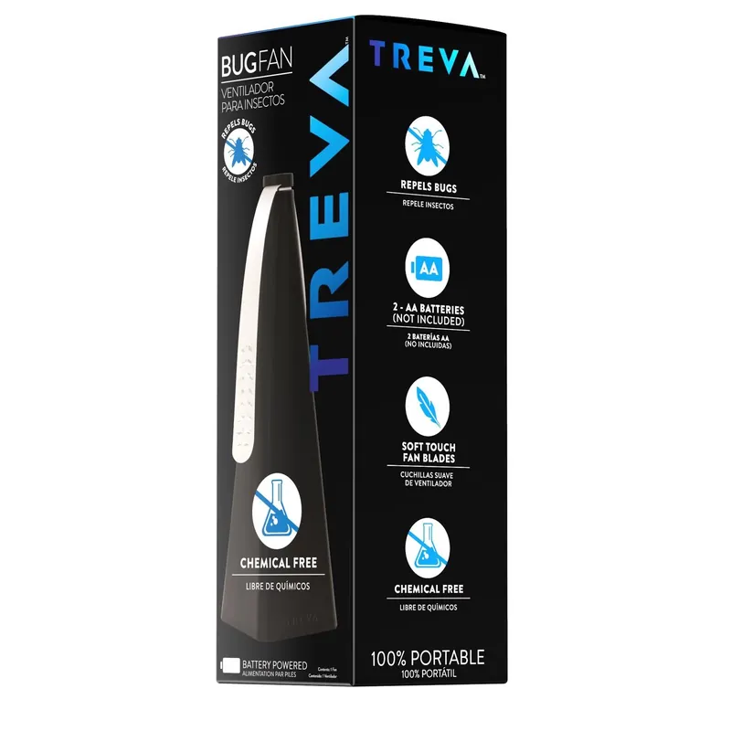 Treva Black Bug Repellent Fan 1 Pk