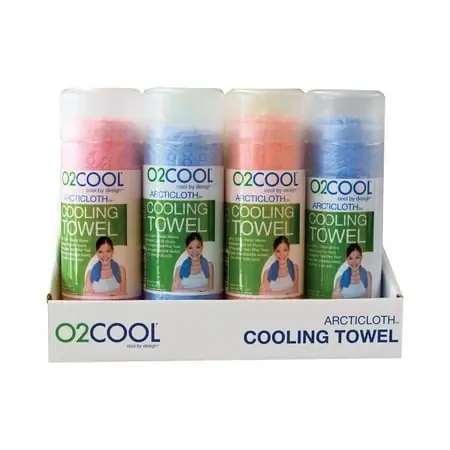 Articcloth Cool Towel 33" X 13" Assorted Colors For Instant Cooling Relief
