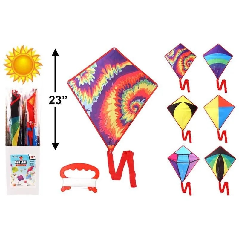 Diamond Visions Colorful Kids Kite – 23‑inch Polyester Flyer