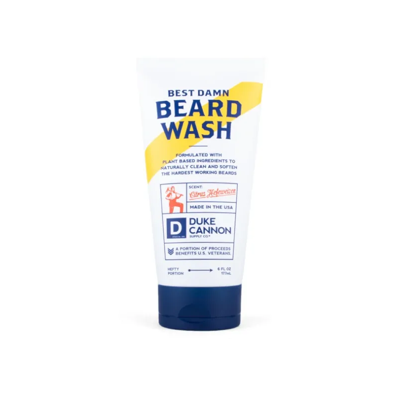 Duke Cannon Beard Wash Citrus Hefeweizen - 6.0 Fl Oz