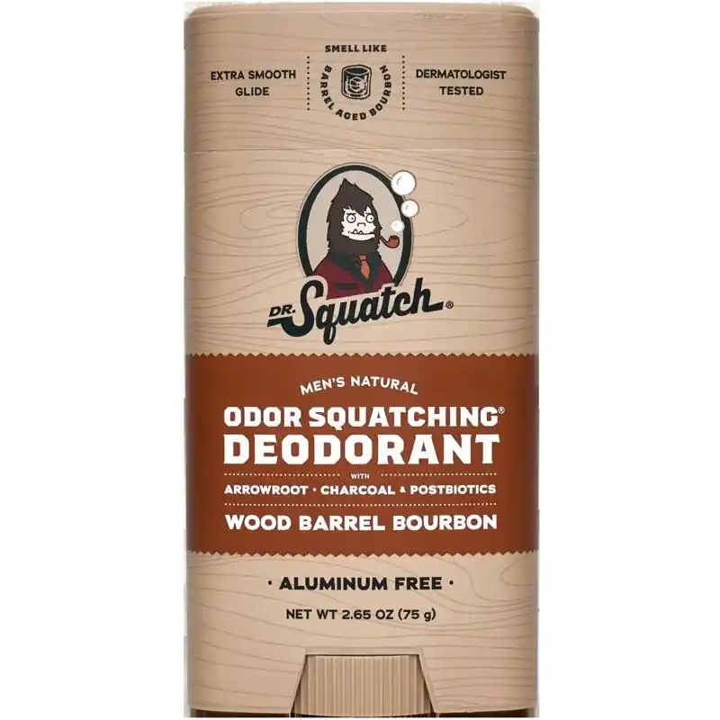Dr. Squatch Wood Barrel Bourbon Deodorant 2.65 Oz Single Pack
