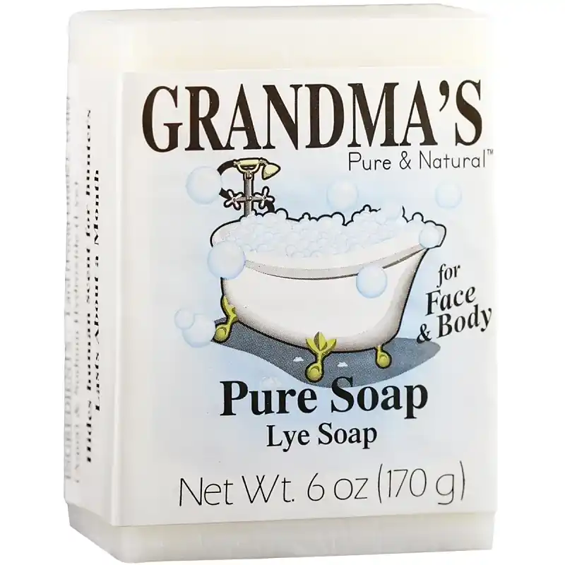 Pure Lye Soap, Mild, 6 Oz. Bar