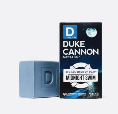 Big Ass Brick Of Soap, Midnight Swim, 10 Oz. Bar