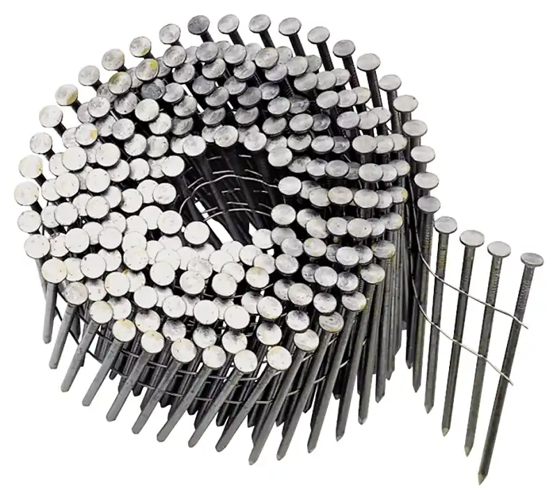 National Nail Pro-Fit 2-3/8 In. .113 Ga. Wire Coil Framing Nails 15 Deg. Ring Shank 3000 Pk