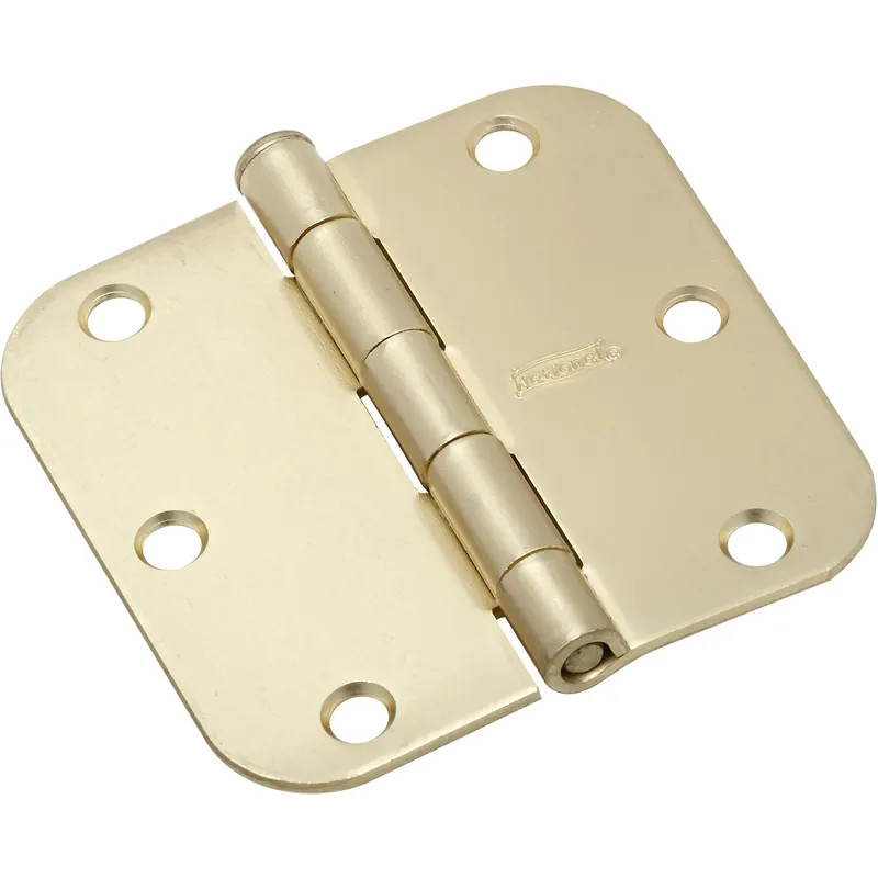 National Hardware 3 In. 31 L Satin Brass Door Hinge 1 PK