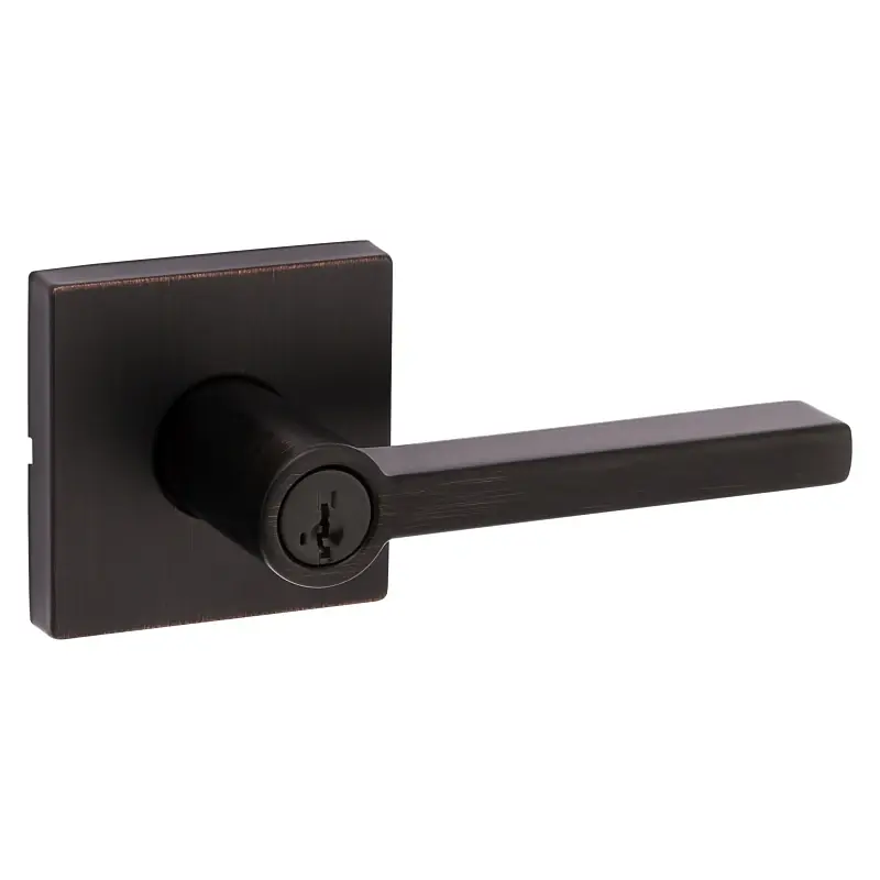 Halifax SmartKey Entry Lever Lockset, Venetian Bronze