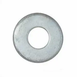 1/4 Inch Zinc Flat Washer - 100 Count Pack