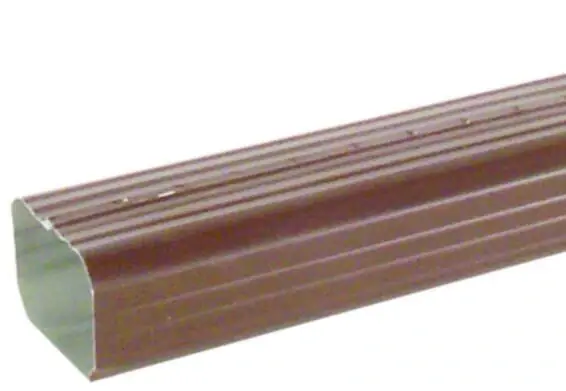 GUTTER DOWNSPOUT 2X3IN BROWN