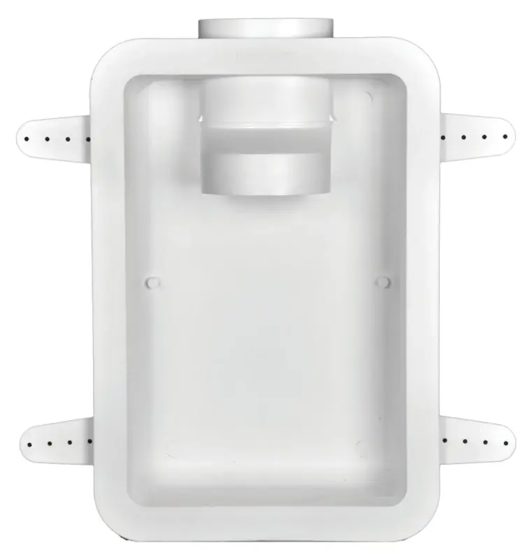 12.05" W X 17.5" L X 3.45" D White Recessed Dryer Wall Box