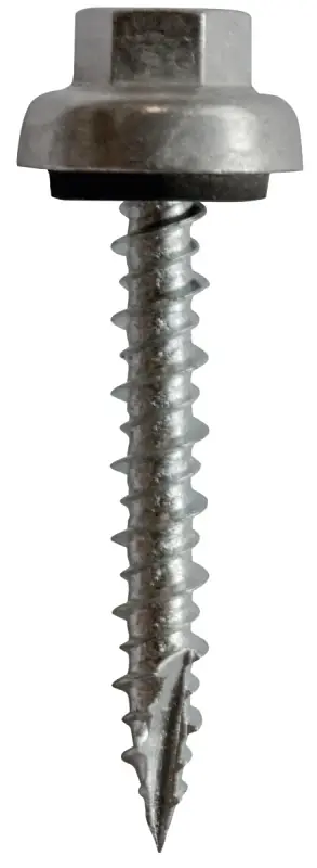 Metal/wood Screws 9 X 1-1/2 Inch With Rubber Washer