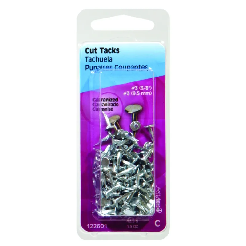 HILLMAN No. 16 X 13/16 In. L Galvanized Silver Steel Cut Tacks 1 Pk