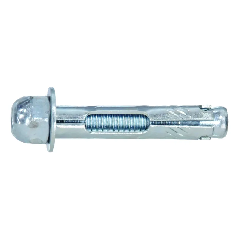 Hillman 1/4 In. Dia. X 2-1/4 In. L Steel Acorn Head Sleeve Anchors 40 Pk