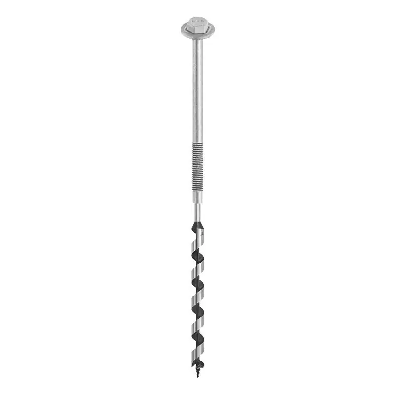 Grk Fasteners Augerbolt 1/2 In X 7 In Galvanized Hex Anchor Bolts 10-count