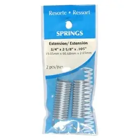 HILLMAN 2-5/8 In. L X 3/4 In. D Extension Spring 2 Pk