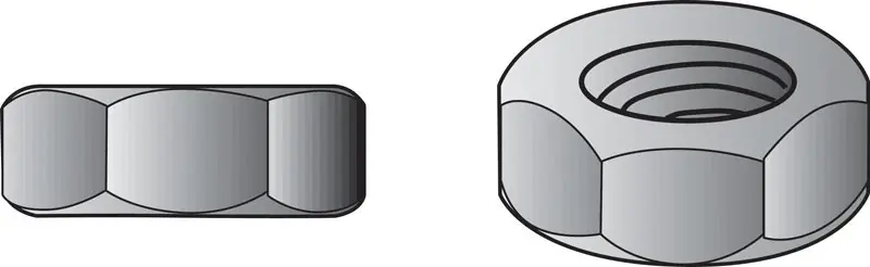 Hillman 3/4 In. Zinc-Plated Steel USS Hex Nut 20 Pk