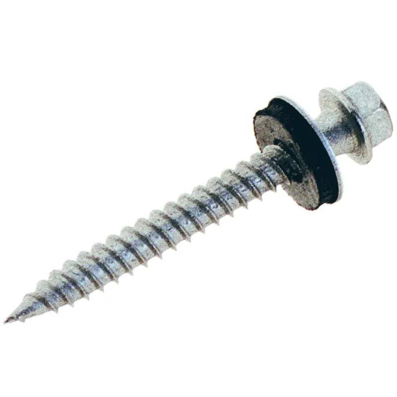 Grip-Rite No. 10-16 Sizes X 1-1/2 In. L Hex Hex Head Screws W/Washers 1 Lb 95 Pk