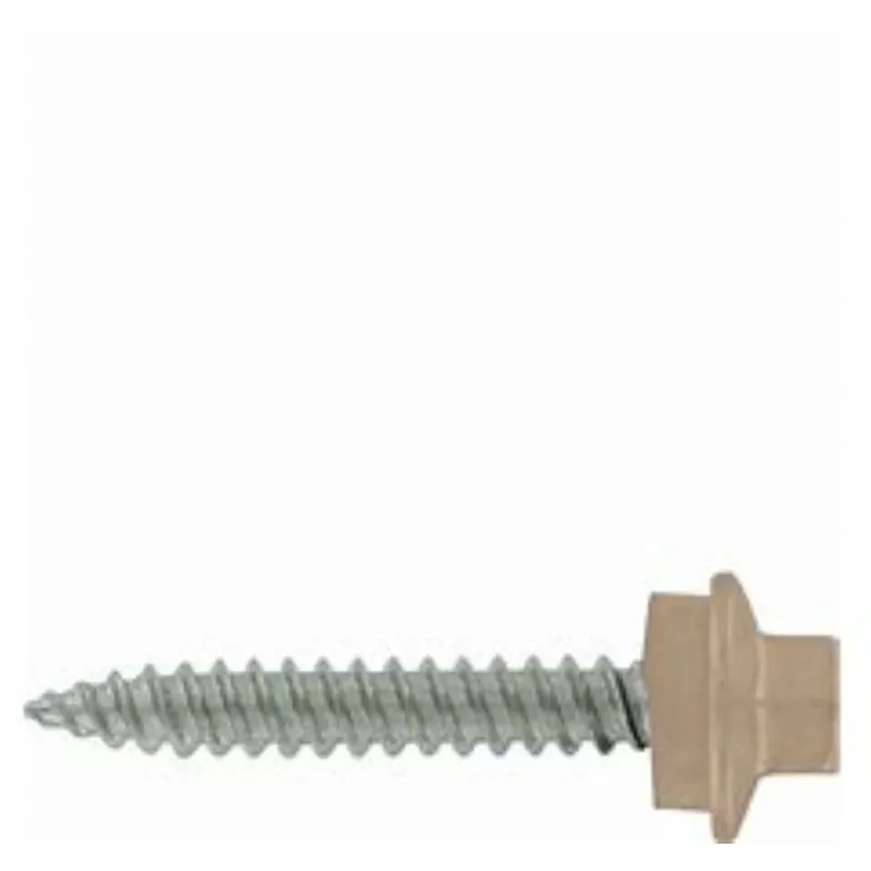 Grip-Rite Pro-Twist No. 9 Sizes X 1-1/2 In. L Hex Hex Head Screws W/Washers 1 Lb 91 Pk