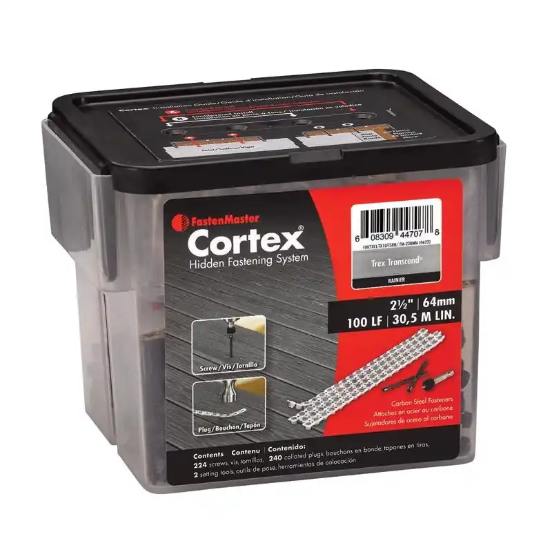 Cortex No. 10 X 2-1/2 In. Rainer Torx Ttap Button Head Hidden Deck Fastener 224 Count