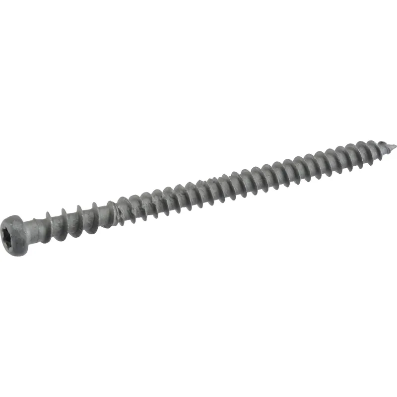 Deck Plus Exterior Composite Screws, Star Drive, Gray Ceramic, 3-In. X 10, 5-Lb.