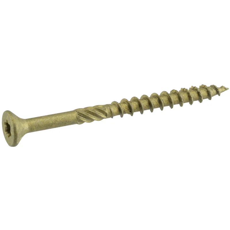 HILLMAN Power Pro No. 10 In. X 5 In. L Bronze Star Flat Head Premium Deck Screws 17 Lb 750 Pk