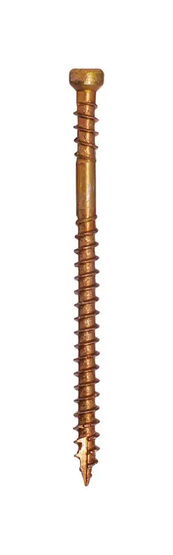 GRK Fasteners No. 9 X 3-1/8 In. L Star Climatek Coarse Trim Screws 1900 Pk